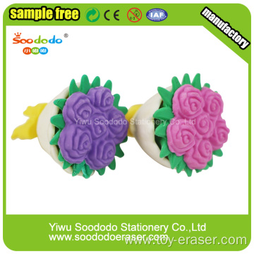 Promotional Beautiful Flower Erasers